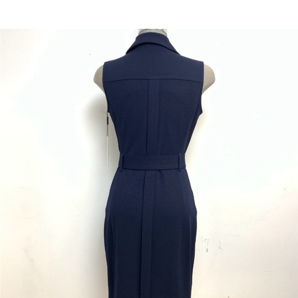 Calvin Klein Motto Style Navy Sheath Dress. Size 14 Never Worn. - Picture 11 of 13